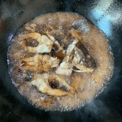 clay pot fish with tofu 4