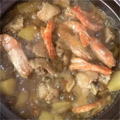 clay pot chicken wings with shrimp 7 clay pot chicken wings with shrimp 7