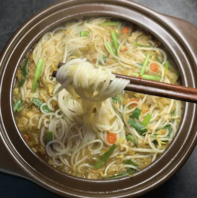 rice noodle in sour soup 7