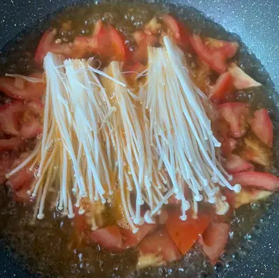 tomato egg drop soup 2