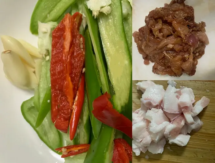 Ingredients for pork stir fry recipe Ingredients for pork stir fry recipe