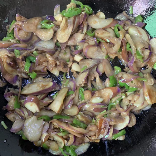 stir fried sliced eggplant 2