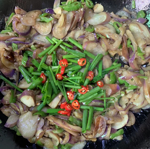 stir fried sliced eggplant 3