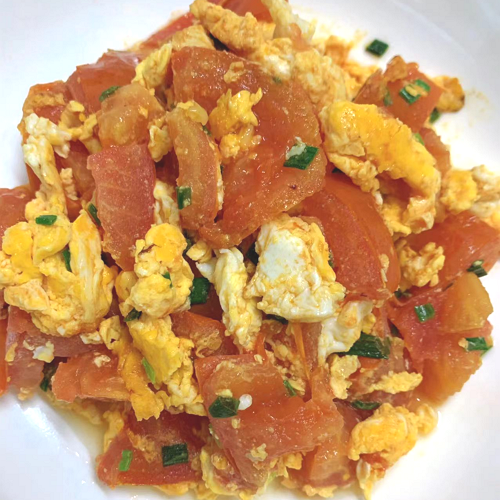 tomato and egg stir fry